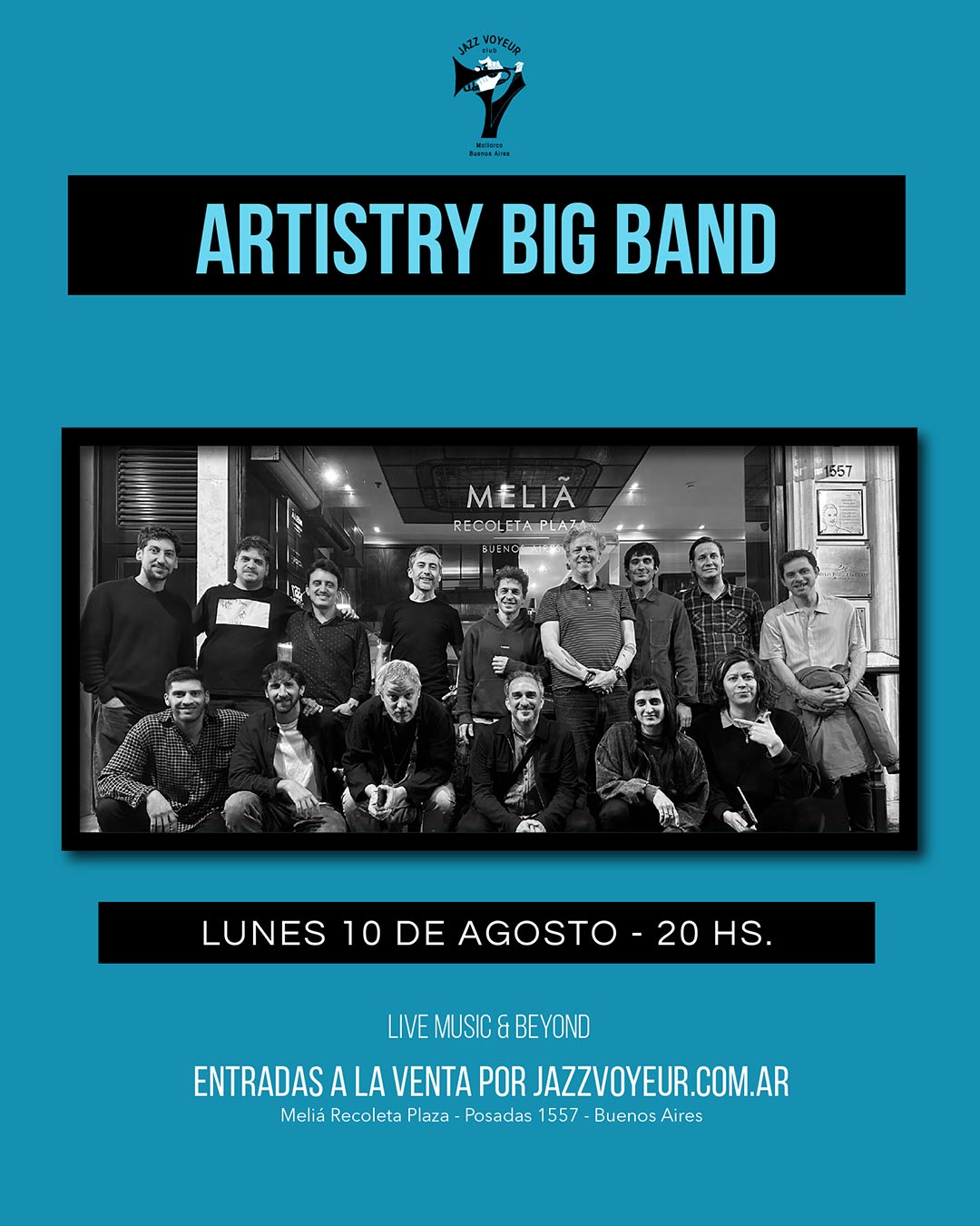 ARTISTRY BIG BAND artwork from Jazz Voyeur Club