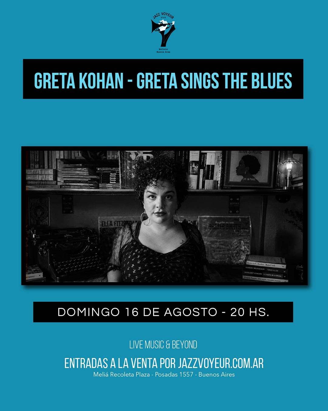 GRETA SINGS THE BLUES artwork from Jazz Voyeur Club