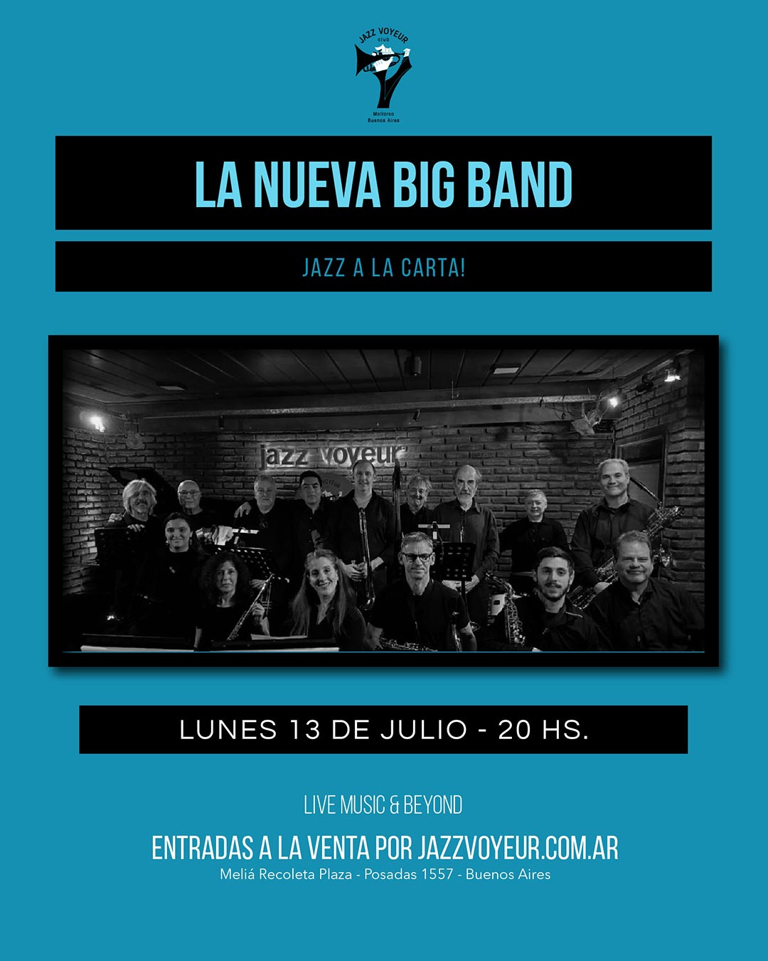 el mejor club de jazz de Buenos Aires