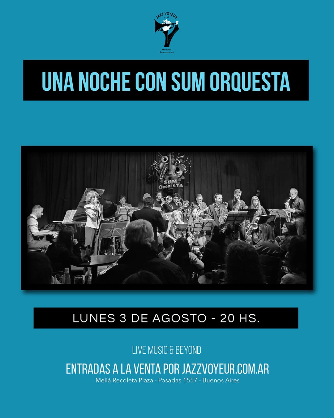 UNA NOCHE CON SUM ORQUESTA artwork from Jazz Voyeur Club