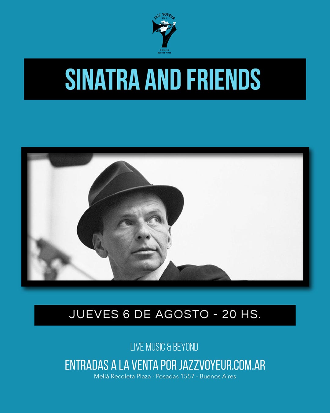 SINATRA AND FRIENDS artwork from Jazz Voyeur Club