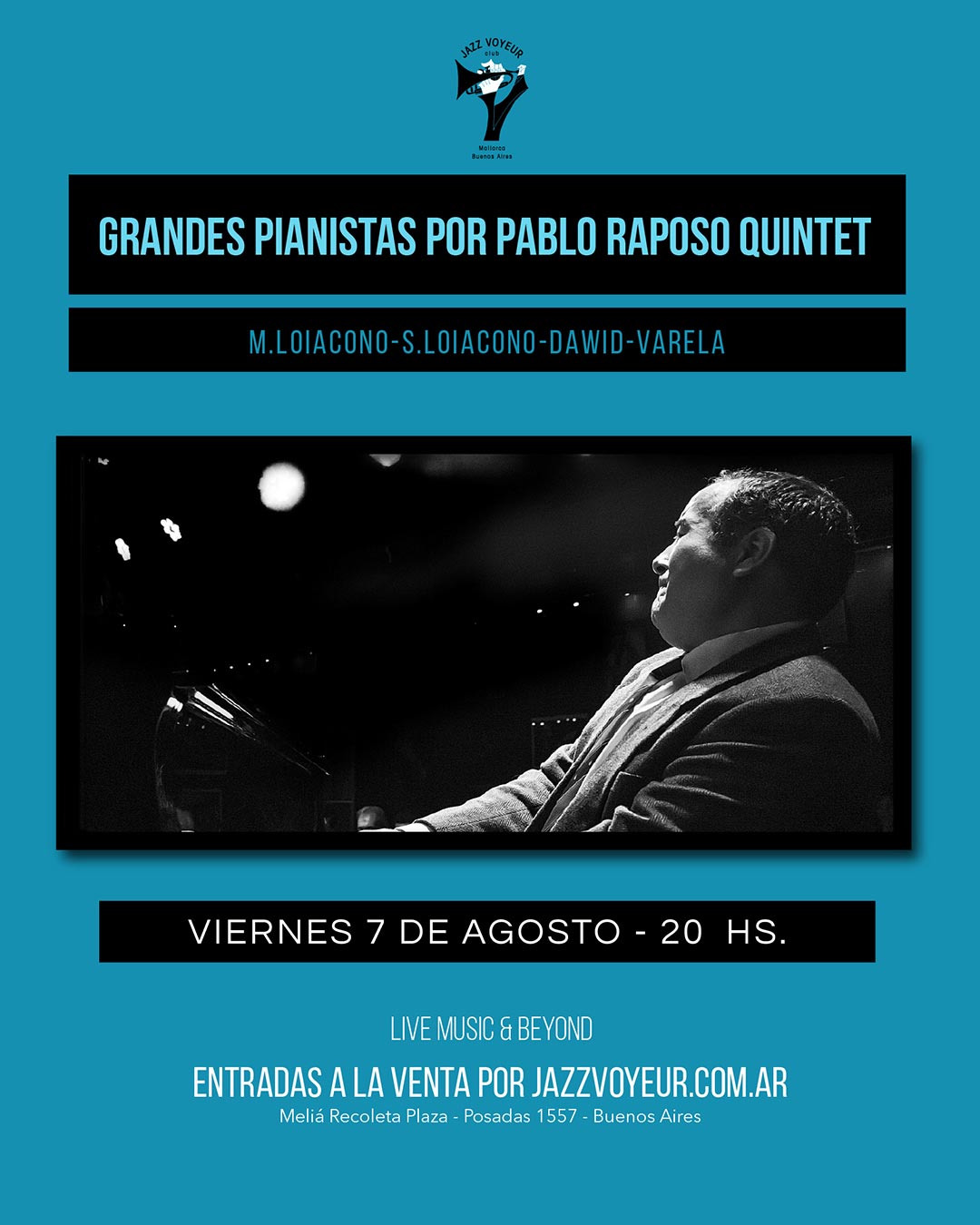 GRANDES PIANISTAS artwork from Jazz Voyeur Club