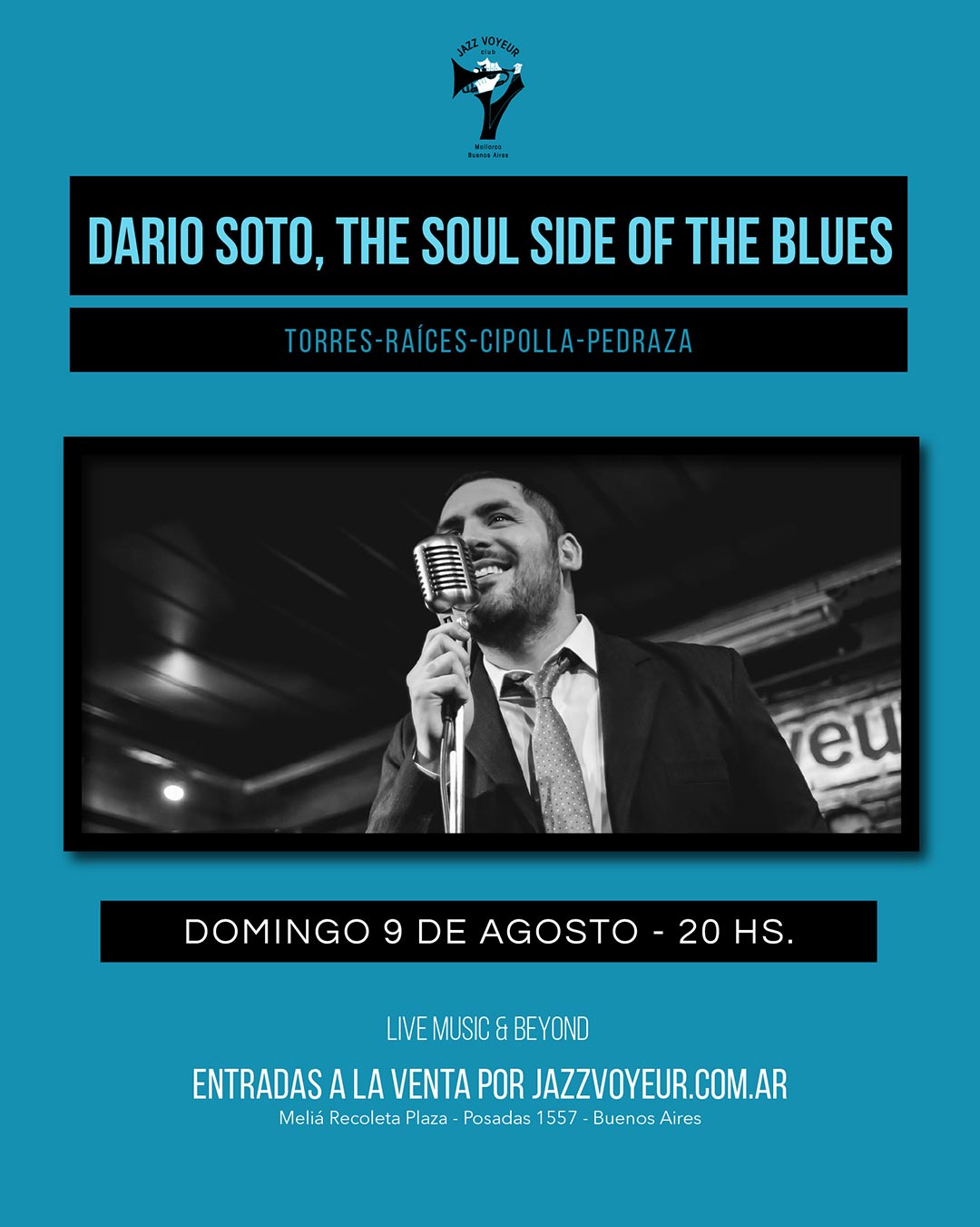 THE SOUL SIDE OF THE BLUES artwork from Jazz Voyeur Club