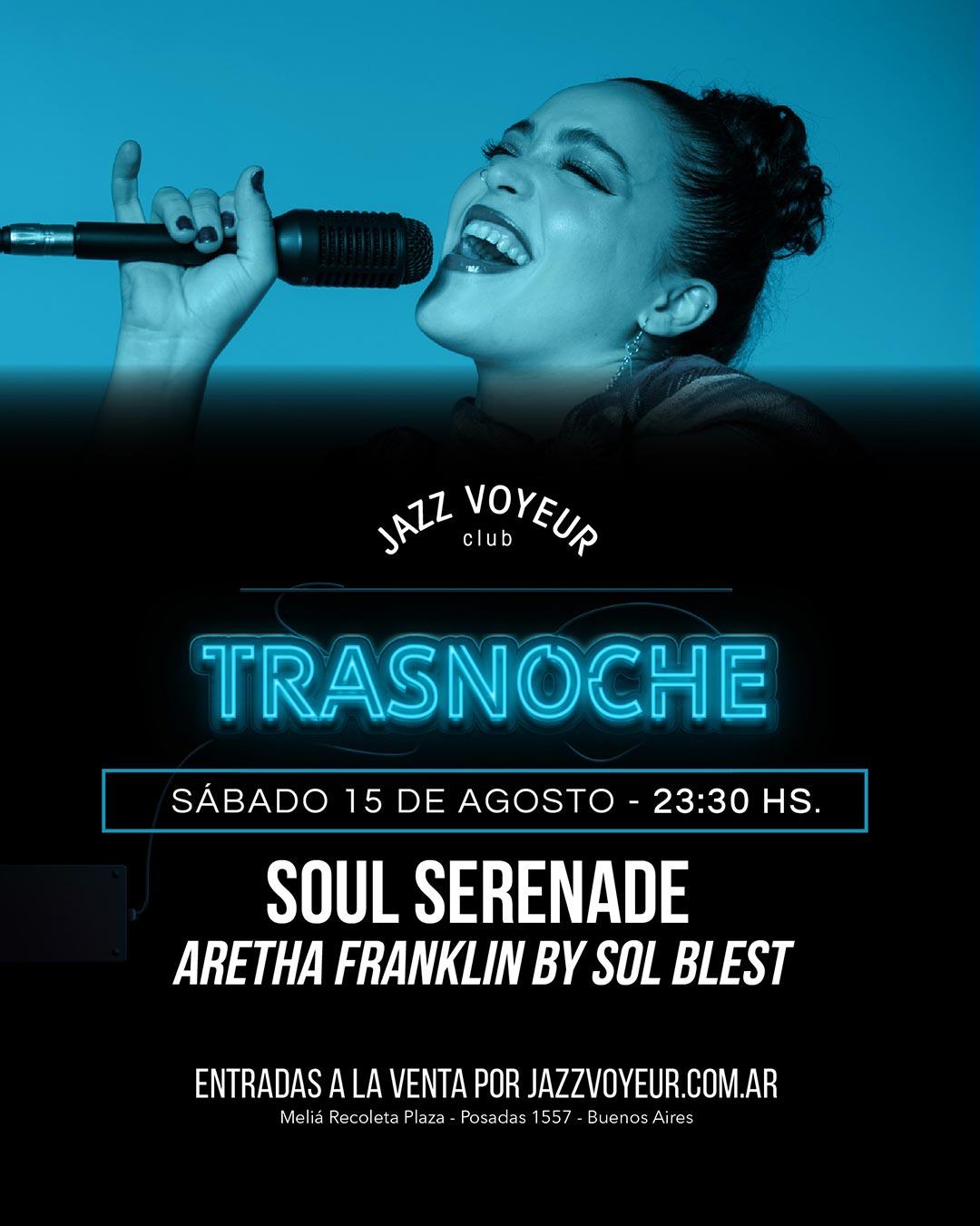 SOUL SERENADE - ARETHA FRANKLIN artwork from Jazz Voyeur Club