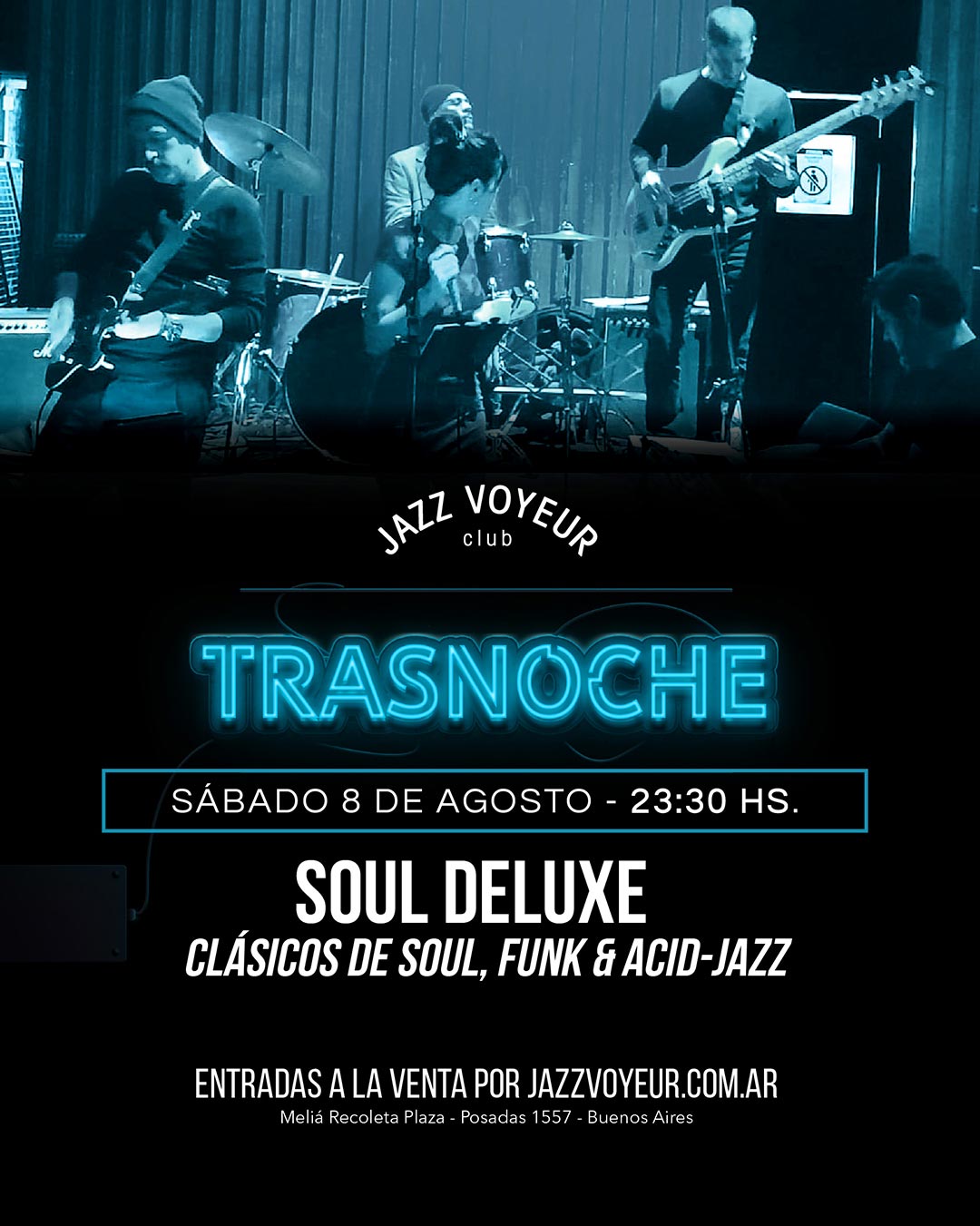 SOUL DELUXE: CLÁSICOS DE SOUL, FUNK Y ÁCID JAZZ artwork from Jazz Voyeur Club